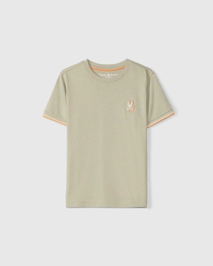 Polos Psycho Bunny Kayden Fashion Tee Seagrass Enfant | IPC-61066698